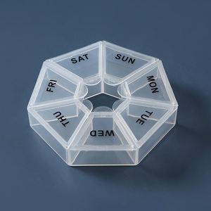 2024 Hot Sale <b>Small</b> Plastic Portable <b>Storage</b> Cases Pocket Medication Plastic Pill <b>Boxes</b> Travel Pill Case Mini Medicine Case - Product Image 5
