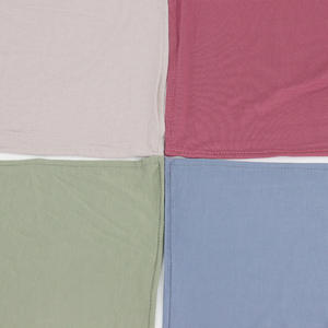 高品質カスタマイズ竹ジャージーヒジャーブライト通気性モーダルコットンイスラム教徒スカーフ伸縮性プレーンヒジャーブショール - Product Image 3