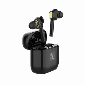 Wholesale airoha chipset-New Wireless Earphones TWS Airoha chipset 5.0 earbuds Stereo auriculares headset with LED Display Charging Case