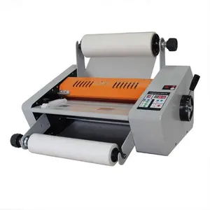 Mesin laminasi A3 dingin panas portabel ukuran A3 mesin laminasi untuk Film Bopp/Foil/Laminator Film kantung