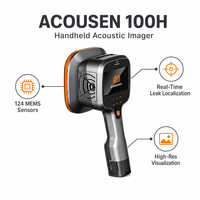 Caméra d'imagerie acoustique industrielle MEMS, détecteur de fuite de gaz portable, alimentation électrique, protection IP65, ENSENMAX, haute performance, garantie 1 an
