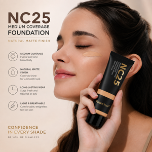 Base de Maquillaje Líquida de Cobertura Media NC25 de Marca Personalizada para Línea Cosmética Profesional B2B, Suministro de Fábrica - Product Image 3