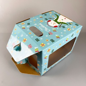 Sunshine Cake <b>Box</b> Packaging <b>Box</b> <b>Bakery</b> with Window China Wholesale Cardboard Packaging Wedding Food - Product Image 3