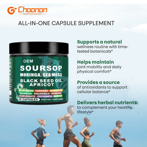 Cápsulas de Extrato de Graviola OEM - Suplemento Dietético Natural Personalizável - Product Image 3