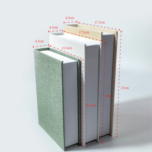 Livres en lin décoratifs à la mode célèbre marque décor à la maison livres de créateurs modernes pour la décoration de faux livres vert personnalisé - Product Image 2