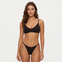 Culottes string sans couture blanches pour femmes, taille basse, ultra-fines, tricotées, style sexy, sous-vêtements