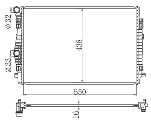 Алюминиевые радиаторы 5QD121251EQ/5QD121252EQ/5qd1252eq/5QD121251AN <span class=keywords><strong>Pa66</strong></span> <span class=keywords><strong>Gf30</strong></span> для <span class=keywords><strong>VW</strong></span> GOLF 7 1,4 T 2014 авто новое состояние - Product Image 3