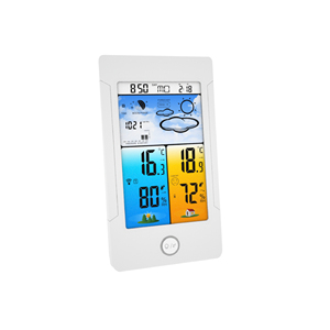 Estación Meteorológica Inalámbrica a Color Ewetime, Reloj Despertador, Temperatura Interior y Exterior, Pronóstico de Humedad para Sala de Estar, Muestra <span class=keywords><strong>Gratis</strong></span> - Product Image 3