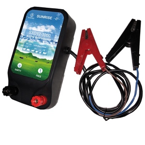 SUNRISE SXD12-1000 Energizador de Cerca Eléctrica de 12 Voltios con Baterí<span class=keywords><strong>a</strong></span>, Alcance de 20 Km, Salida de 1 <span class=keywords><strong>Joule</strong></span>, Kit Resistente <span class=keywords><strong>a</strong></span> la Intemperie para Caballos - Product Image 4