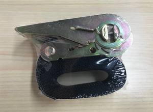 <span class=keywords><strong>Sangle</strong></span> d'arrimage à <span class=keywords><strong>cliquet</strong></span> en acier inoxydable noir de 25 mm (1 pouce) avec crochet en J, ceinture en polyester, capacité de charge de 400 kg - Product Image 2