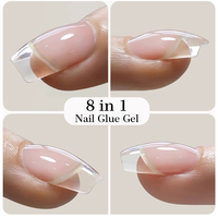 BORN PRETTY 10ml longue durée tout-en-un gel ongles extension de pointes imbiber Uv Gel polonais professionnel multifonctionnel Base Gel