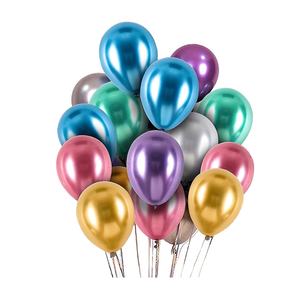 Globos de Látex Metálicos Cromados de 12 Pulgadas en Oferta, Decoración para Bodas, San Valentín, Navidad y Fiestas - Product Image 6