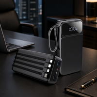 Batterie externe haute capacité 27000 mAh 50000 mAh avec affichage LED, charge rapide PD 22,5 W, chargeur portable – Stock USA