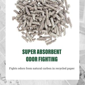 Sterk Absorberend Milieuvriendelijk Pulppapier Kattenbakvulling Sterk Klonterig En Biologisch Afbreekbaar Doorspoelbaar Recycle Papier Kattenbakvulling - Product Image 6