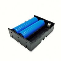 Produk Terlaris 3x Tempat Baterai 18650 dengan Kontak PIN THM PCB Kotak Tempat Baterai 18650 Tempat Baterai 3 Sel