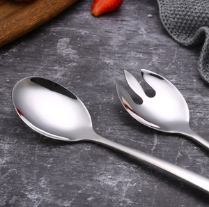 DFC1209 -2  SUS 304 ส้อมสแตนเลสสตีลสำหรับผลไม้และสลัด คุณภาพสูง ผิวเงาแบบกระจก - Product Image 3