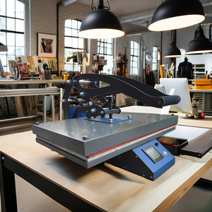 Máy ép nhiệt thủ công 4060 A3 bàn đôi, bán buôn nhà máy, dùng cho áo thun, in thăng hoa, DTF - Product Image 2