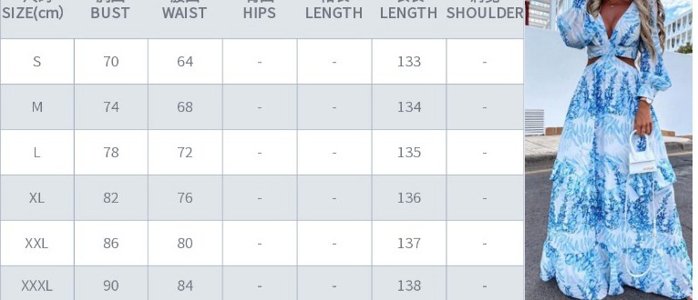 Y207149 Hollow Out Boho Long Dress Women Deep V Neck Ruffle Party Dress 2021 Spring Summer Long Sleeve Maxi Beach Dress