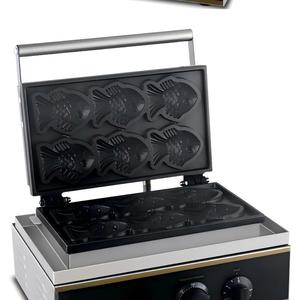 Machine <span class=keywords><strong>à</strong></span> gâteaux commerciale double tête en forme de poisson pour crêpière et machine <span class=keywords><strong>à</strong></span> crêpes électrique haute efficacité - Product Image 5