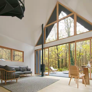 บ้านทรงสามเหลี่ยมหรูหรา โครงสร้างเหล็กเบา สำหรับอยู่อาศัย วิลล่า บ้านพัก Airbnb บ้านสำเร็จรูป - Product Image 3