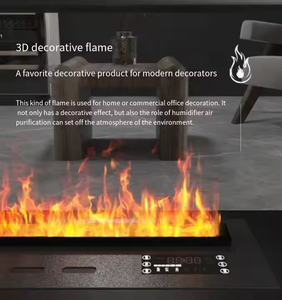 New 3D hơi nước lò sưởi ứng dụng điều khiển 64-màu LED ngọn lửa cho cao cấp trang trí dân cư được xây dựng trong Lò sưởi điện - Product Image 5