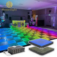 Panel de Espejo Infinito de 12x12 pies con Efecto 3D, Pista de Baile LED DMX para Bodas, Fiestas y Salones de Baile