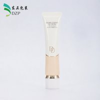 Tube cosmétique vide en PE de 25 mm avec bouchon à vis, surface brillante, impression de logo personnalisée, OEM pour crème DD, crème BB, emballage de soins de la peau
