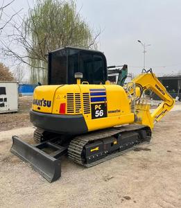 Mini-excavatrice Komatsu PC56 d'occasion d'origine japonaise, certifiée CE, excavatrice compacte sur chenilles pour livraison mondiale - Product Image 3