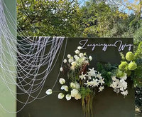 Décoration de perles artificielles, chaîne de perles DIY, rideau de perles, accessoires de scène de mariage, décoration de toile de fond de mariage