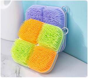 Brosse de douche en silicone, nouvelle brosse exfoliante douce pour le corps, brosse de bain multifonctionnelle, salle de bain - Product Image 5