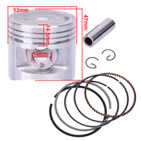 Std + 0.25 + 0.5 + 0.75 + 1Piston Fournisseur Car Piston Ring Set Competitive Price Low Power For CA250 Honda