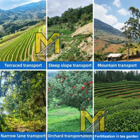 Vehículo de Transporte Eléctrico Monorraíl para Montaña