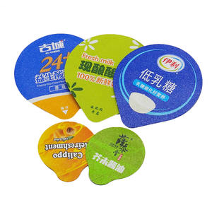 Couvercle en feuille d'aluminium découpé à l'emporte-pièce thermoscellable au yaourt - Product Image 2