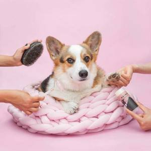 <span class=keywords><strong>Lit</strong></span> pour chien chat en polyester pp coton tressé innovant pour la fabrication à la main en gros - Product Image 2