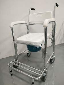 Inodoro Manual Portátil Alphard 14521 para Uso Doméstico, Cómodo Inodoro Móvil para Personas Mayores con Tapa, Equipo de Seguridad para Baño - Product Image 4