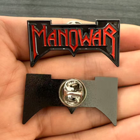 En gros, épingles et badges de revers en métal émaillé, souvenirs de musique Heavy Metal, collection des groupes MANOWAR et Slayer, pour les fans de musique
