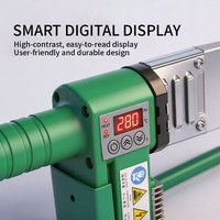 Máquina de Fusión por Enchufe Eléctrica de 800W con Calentamiento Rápido, Moldes Antiadherentes para Tuberías PPR de 20-63mm y Control Digital de Temperatura
