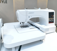 Machine à broder informatisée JUKKY ES7 200*380mm, 300 motifs, grand écran couleur pour vêtements, enroulement automatique