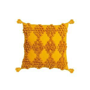 Simple Line Nordic Pattern Lumbar Support Pillow Cover Colorful Rhombus Design <b>for</b> Gift and Craft - Product Image 1