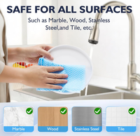 Ensemble de lingettes réutilisables multi-usages, lot de 40 lingettes