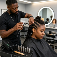 Machine à tresses instantanées avec crochets de tressage, outil de coiffure pour cheveux humains, machine automatique à dreadlocks pour extensions de locs