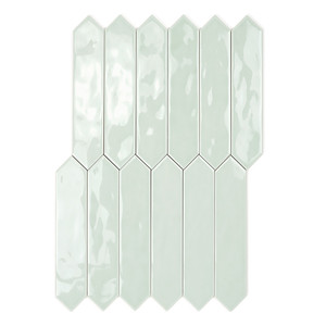 Piastrella Picket Sage 5x25 cm 9 mm Lucida con Bordi Irregolari - Product Image 2