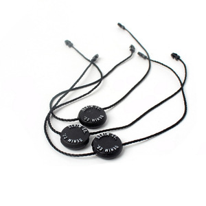 Custom Stamping <strong>String</strong> <strong>Loop</strong> Locks Logo Seal <strong>String</strong> Hang Drop for Cloth - Product Image 5