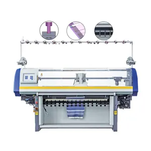 Strick maschine Flache gebrauchte kleine Baumwolle Computerized Jacquard Multi Gauge Power Flachs trick maschine in China