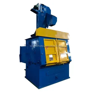 Casting Sand Cleaning Q3210 Tumble Rubber Belt Shot Blasting Machine Abrators