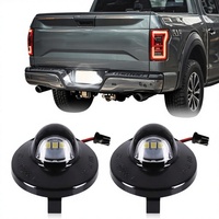 Nrgedzam F150 – Ensemble de remplacement de feux de plaque d'immatriculation 2001-2014, 3W LED, feux arrière de plaque d'immatriculation, lentille fumée, blanc 6000K