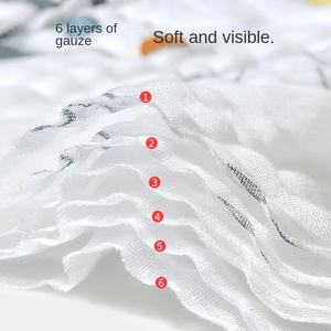 Literie imprimée personnalisée 6 couches confortable Cowgirl Swaddle grande mousseline confortable couverture ensemble <span class=keywords><strong>de</strong></span> literie 100% coton lange d'emmaillotage pour bébé - Product Image 3