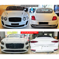 Kit de Carrocería para Bentley Continental GT, Modificación de Automóvil 2005-2024, Actualización al Modelo 2025, Parachoques Delantero y Trasero, de Antiguo a Nuevo