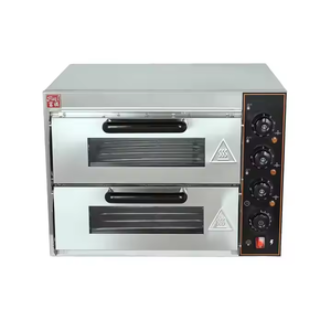 Bán buôn 220V duy nhất/đôi điện lò nướng bánh pizza thép không gỉ bánh pizza Cone lò thích hợp cho khách sạn, nhà bếp, nhà hàng - Product Image 3