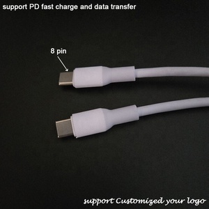 Logo personnalisé Personnalisation Systèmes IOS indestructibles PD 27W Câbles d'alimentation USB C à 8 broches - Product Image 3